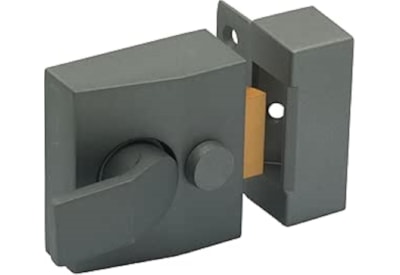 Sterling Locks Narrow Deadlocking Nightlatch Grey (NLG201)