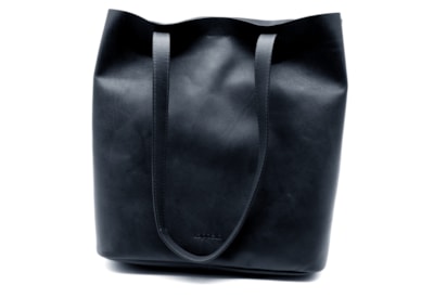 Lapella Susie Leather Shopper Bag Navy (167-3NAVY)