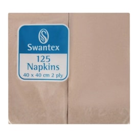 Swantex 2ply Plain Kraft Napkins 125s 40cm (KRAFT-162P)