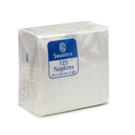 Swantex 2ply Recycled White Napkins 125s 40cm (RC-162P)
