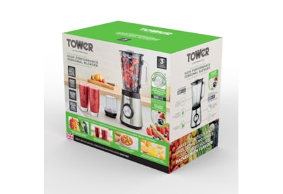 Tower Glass 500w Blender with Mill 1.5ltr (T12073)