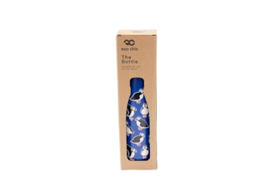 Eco Chic Blue Puffin Thermal Bottle (T26)