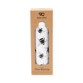 Eco Chic Grey Bee Thermal Bottle (T27)