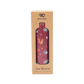 Eco Chic Burgundy Woodland Thermal Bottle (T45)