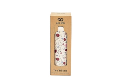 Eco Chic Beige Floral Thermal Bottle (T61BG)