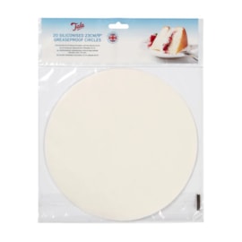 Tala Setx20 Cake Tin Liners 23cm (10A05223)