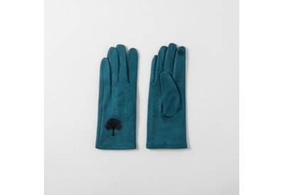 Butterfly Fashion Tree Of Life Gloves Teal