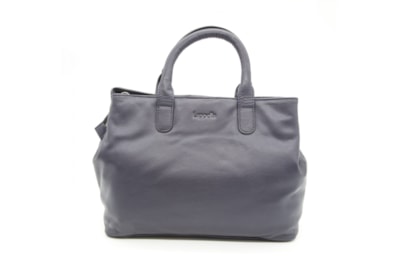 Lapella Thea Classic Leather Tote Bag Navy (113-2NAVY)