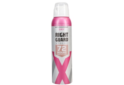 Right Guard Xtreme Anti Perspirant Spray Women Xtra Dry 150ml (TORIG297)