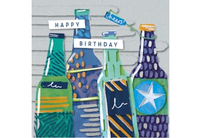 Zaffer Birthday Bottles Card (TP0101JW)