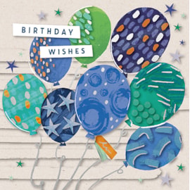 Zaffer Balloons Birthday Card (TP0104JW)