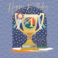 Ling Birthday Trophy Birthday Card (TP0161JW)