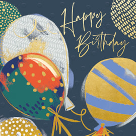 Ling Birthday Balloons Birthday Card (TP0162JW)