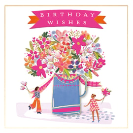 Ling Blooms Birthday Card (TP0176KW)