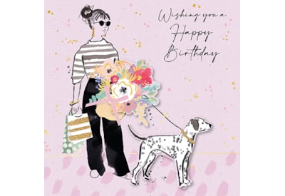 Ling Afternoon Stroll Birthday Card (TP0179KW)