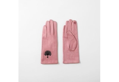 Butterfly Fashion Tree Of Life Gloves Pink