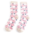 Miss Sparrow Fluffy Happy Sheep Socks Dusky Pink (TSW011DUSKYPINK)