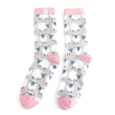 Miss Sparrow Fluffy Happy Sheep Socks Grey (TSW011GREY)