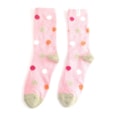 Miss Sparrow Fluffy Spots Socks Dusky Pink (TSW013DUSKYPINK)