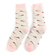 Miss Sparrow Winter Little Robin Socks Silver (TSW020SILVER)