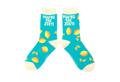 Miss Sparrow Youre The Zest Socks Turquoise (SKS276TURQUOISE)