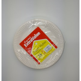 Extra Value Biodegradable Paper Plates 35 (E33.0520V18P)