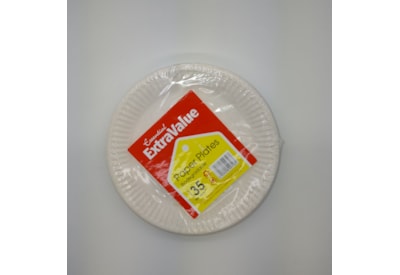 Extra Value Biodegradable Paper Plates 35 (E33.0520V18P)