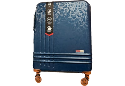 Victoria Station 8w Suitcase Blue 24" (VS-1002-BLUE24")