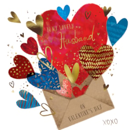 Ling Heart Envelope Valentines Day Card (VIIB0040)