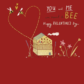 Ling Bee Mine Valentines Day Card (VIJB0010)