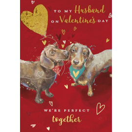 Ling Husband Valentines Day Card (VJJB0041)