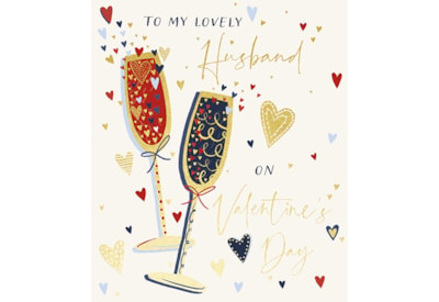 Ling Husband Valentines Drinks Card (VKKB0037)