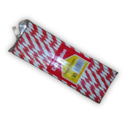 Extra Value Red Stripe Paper Straws 30pk (E43.0871/VST)