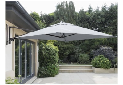 Wall Mounted Parasol Grey Inc. Cover 2x2m (83455)