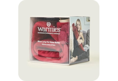 Warmies Long Hot Water Bottle Cranberry Fleece (RBOT-FLE-1)