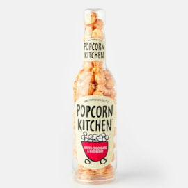 Popcorn Kitchen Popcorn Gift Bottle White Chocolate & Raspberry 80g (PKL041)