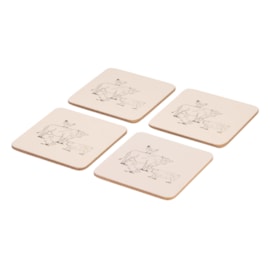 Woodbury Lane Coasters 4pk (WLCBCSTA4)