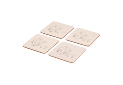 Woodbury Lane Coasters 4pk (WLCBCSTA4)