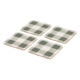 Woodbury Lane Green Coaster 4pk (WLCBCSTGRN4)