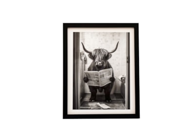 Sifcon Cow Toilet Canvas 20x25 (WP2484)