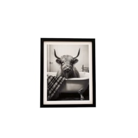 Sifcon Cow Bath Canvas 20x25 (WP2486)