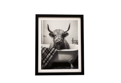 Sifcon Cow Bath Canvas 20x25 (WP2486)