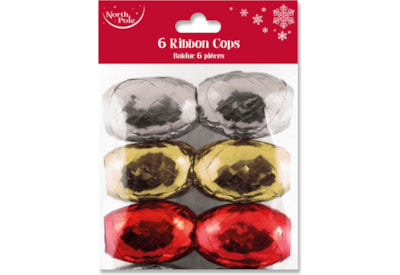 Eurowrap Traditional Mixed Ribbon Cops 6pk (X-25458-BC)