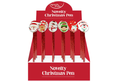 Eurowrap Novelty Xmas Character Pens (X-31481-PENC)