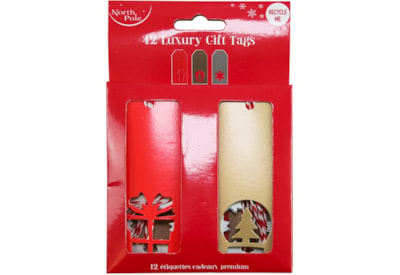 Die Cut Traditional Gift Tags 12pk (X-31556-GTC)