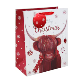 Eurowrap Highland Cow Gift Bag Large (X-34142-2C)