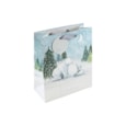 Eurowrap Polar Bears Gift Bag Medium (X-34148-3C)