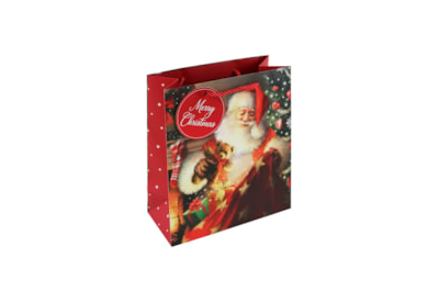 Eurowrap Traditional Santa Gift Bag Asst Medium (X-34175-3C)