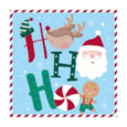 12pk Cute Santa Cards (X-34187-BC)