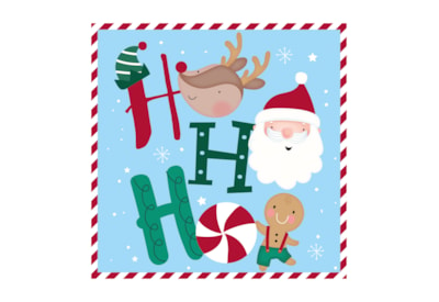 12pk Cute Santa Cards (X-34187-BC)